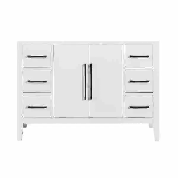 White Lacquer Bathroom Vanity